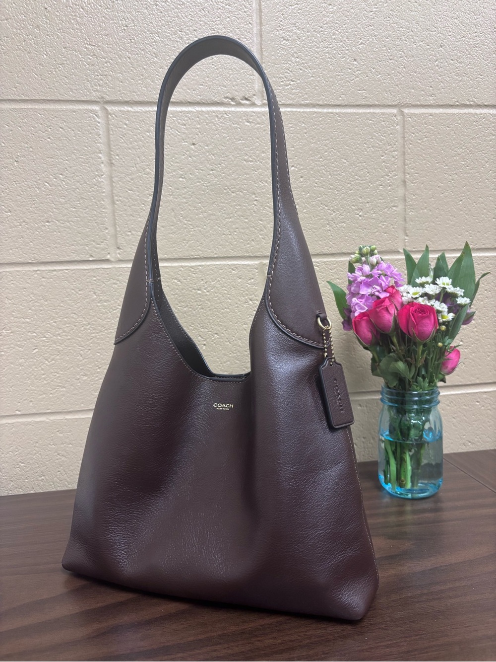 Coach Brooklyn 28 in Maple NWT